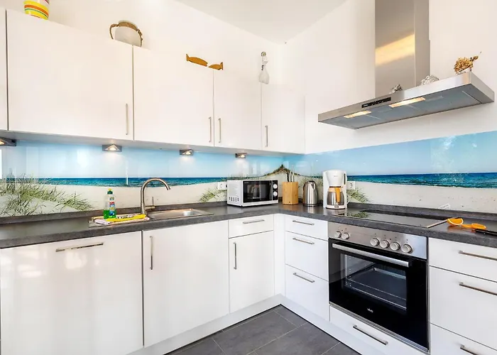 Ruegen, Ostseebad Sellin, Wiederkehr Apartmán