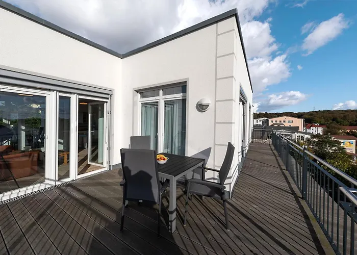 Ruegen, Ostseebad Sellin, Wiederkehr Apartmán